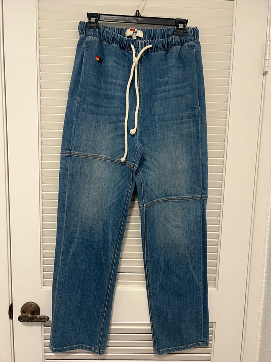Aviator Nation Pants - Aviator Nation Mid-Rise Rancher Jeans ⚡️Tailored Rope Belt Waist⚡️ Medium